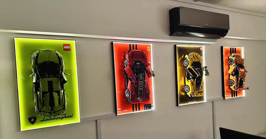 lego car wall display