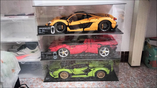 display cases for lego cars
