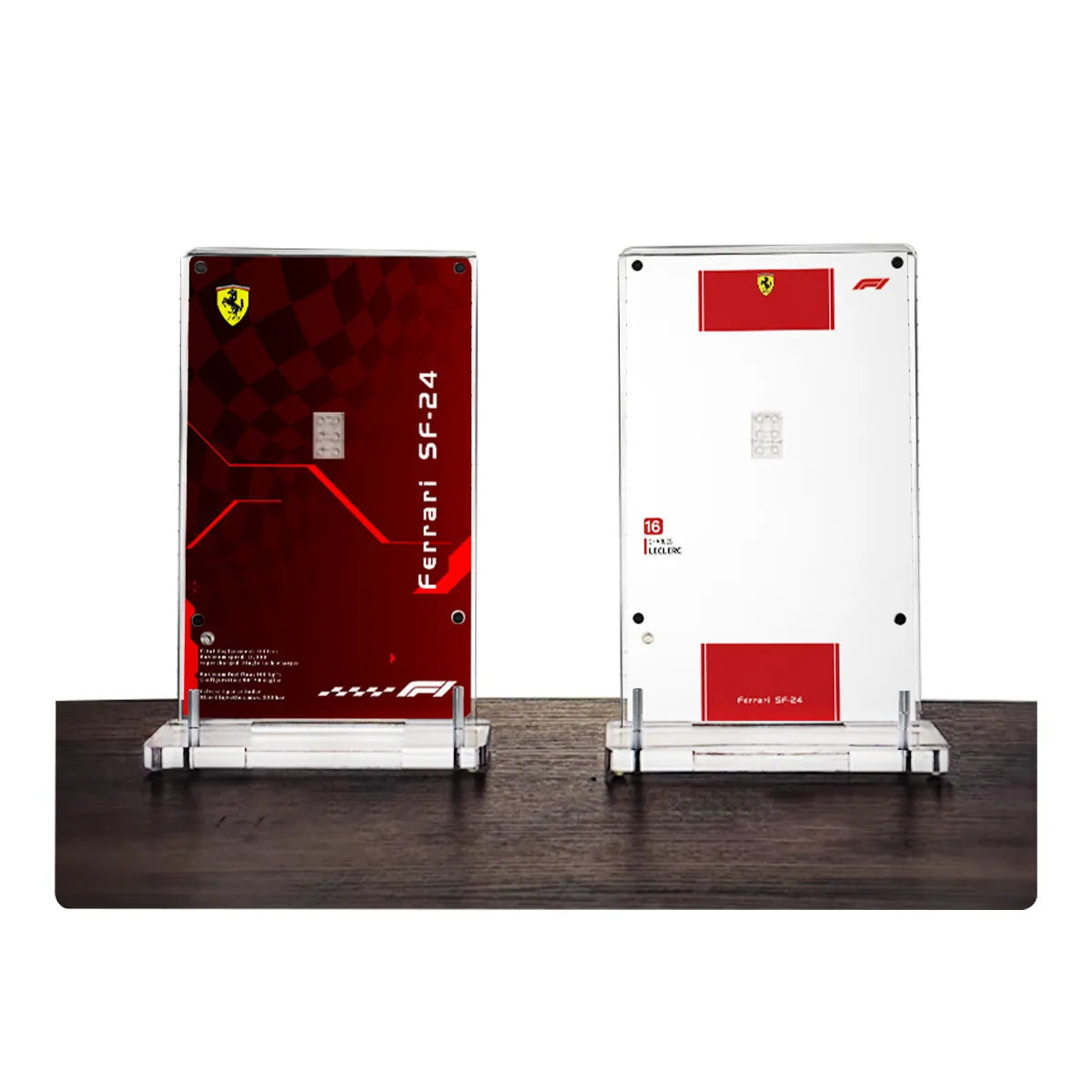 Display Frame for LEGO® Speed Champions Ferrari SF-24 Double-Sided Acrylic 77242