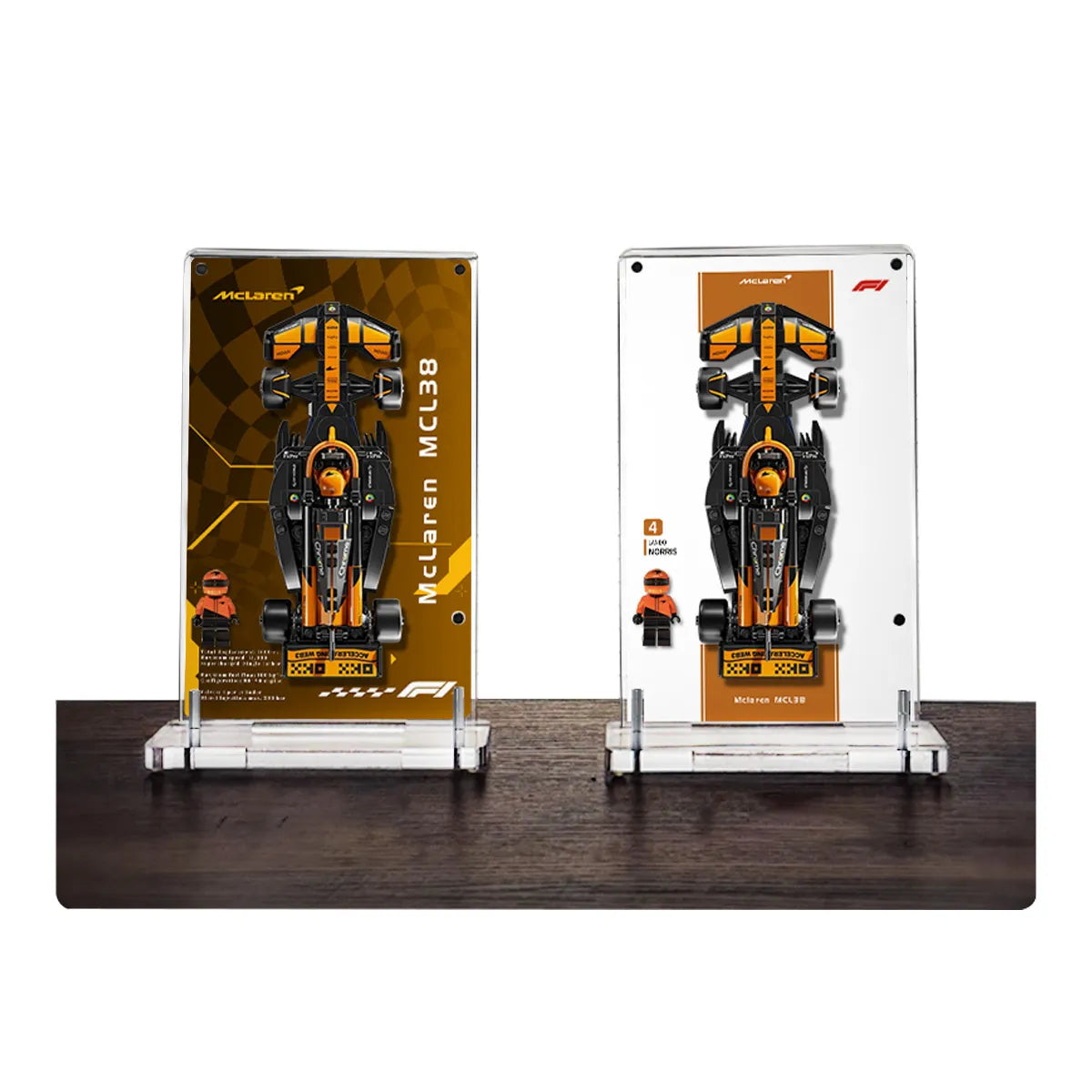 Display Frame for LEGO® Speed Champions McLaren MCL38 Double-Sided Acrylic 77251