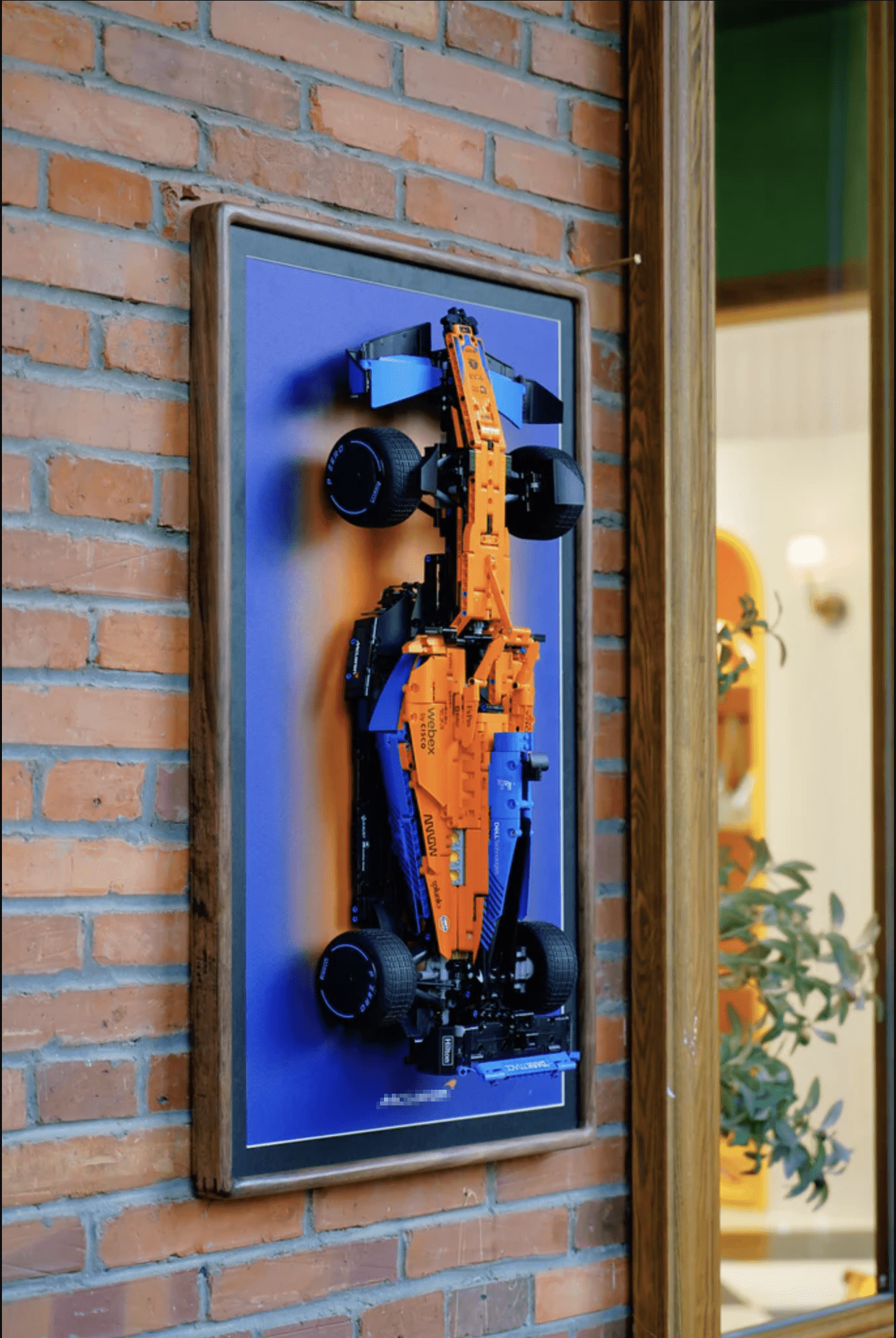 Luxury LEGO® Technic™ Display Frame – Custom Black Walnut Wood for Supercar Sets - brickzonehub