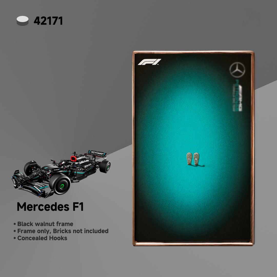 Luxury LEGO® Technic™ Display Frame – Custom Black Walnut Wood for Supercar Sets - brickzonehub