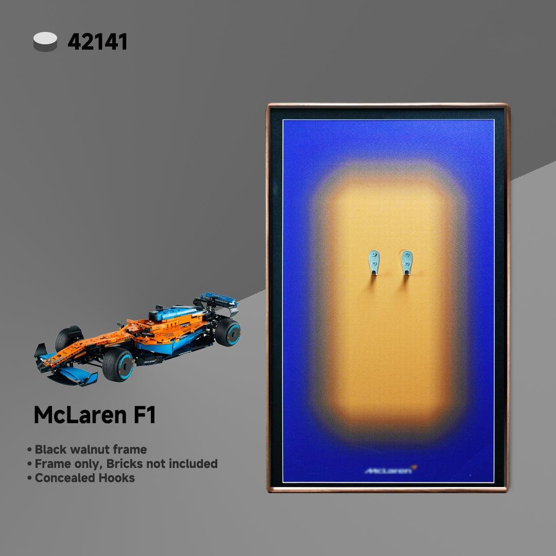 Luxury LEGO® Technic™ Display Frame – Custom Black Walnut Wood for Supercar Sets - brickzonehub