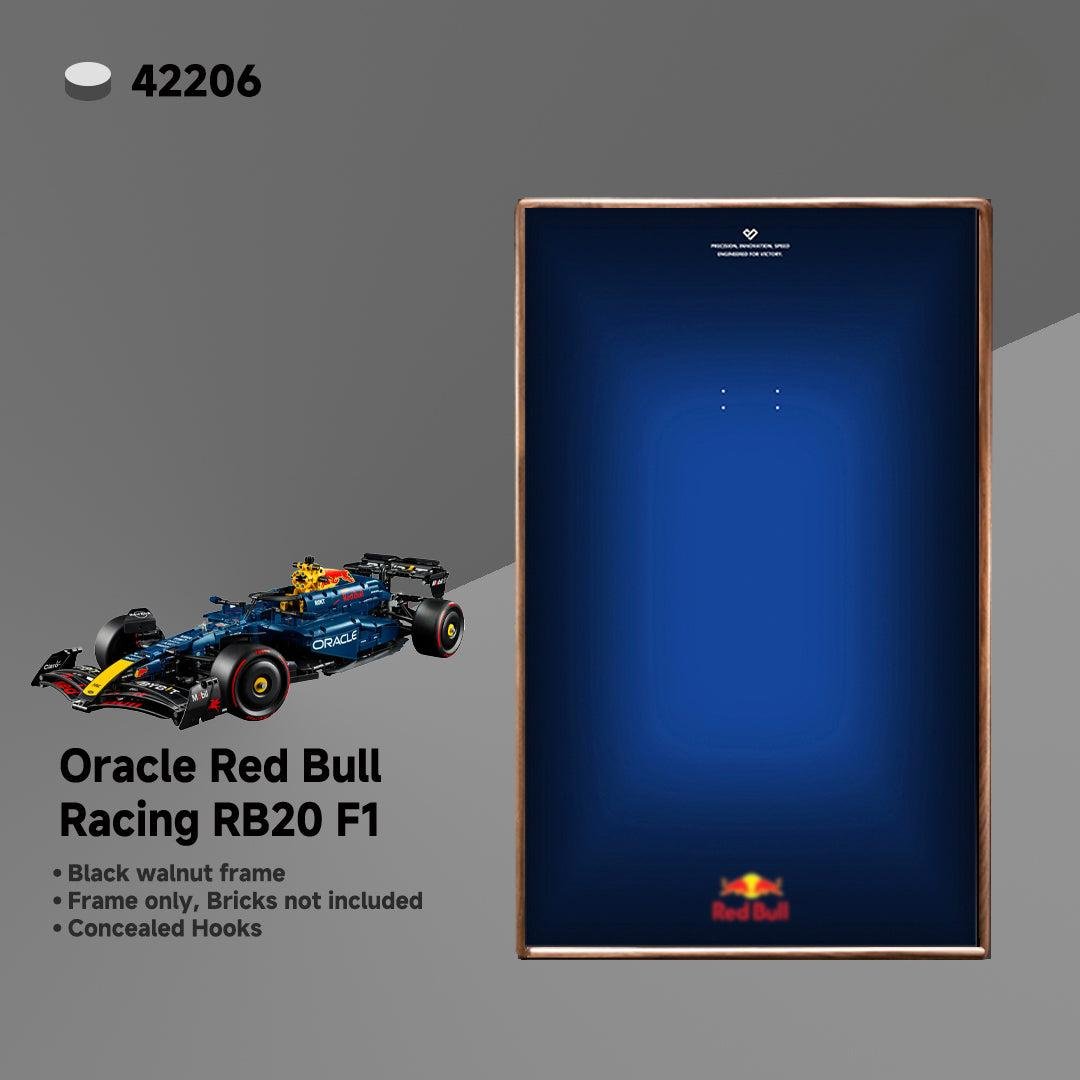 Luxury LEGO® Technic™ Display Frame – Custom Black Walnut Wood for Supercar Sets - brickzonehub