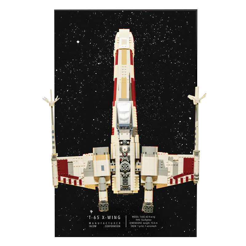 LEGO® X-Wing Starfighter™ Display Frame – Galactic Starfield Edition (75355)