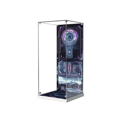 Display Case for LEGO® Icons Over the Moon with Pharrell Williams with Sci-Fi Background 10391