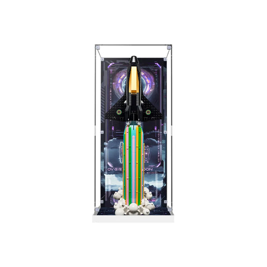 Display Case for LEGO® Icons Over the Moon with Pharrell Williams with Sci-Fi Background 10391