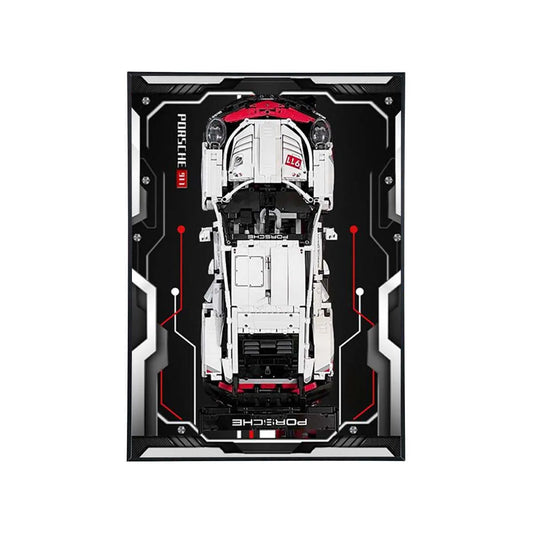 Display Frame for LEGO® Technic™ Porsche 911 RSR Premium – Racing Edition 42096