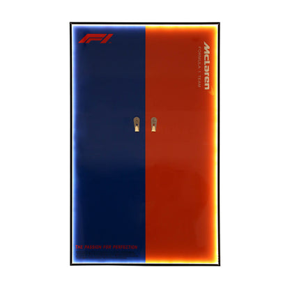 Display Frame for LEGO® McLaren F1 LED – Papaya Orange & Blue 42141