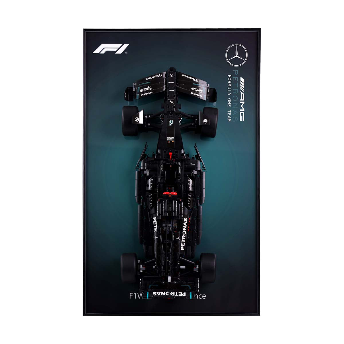 Display Frame for LEGO® Mercedes-AMG F1 Gradient Teal Edition 42171
