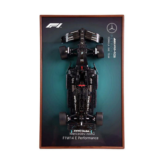 Display Frame for LEGO® Mercedes-AMG F1 W14 Walnut Wood 42171