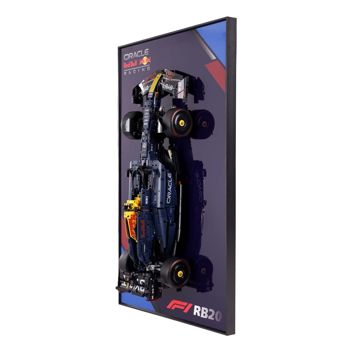 Display Frame for LEGO® Red Bull Racing RB20 Midnight Apex Edition 42206