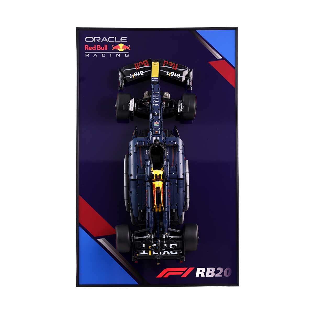 Display Frame for LEGO® Red Bull Racing RB20 Midnight Apex Edition 42206