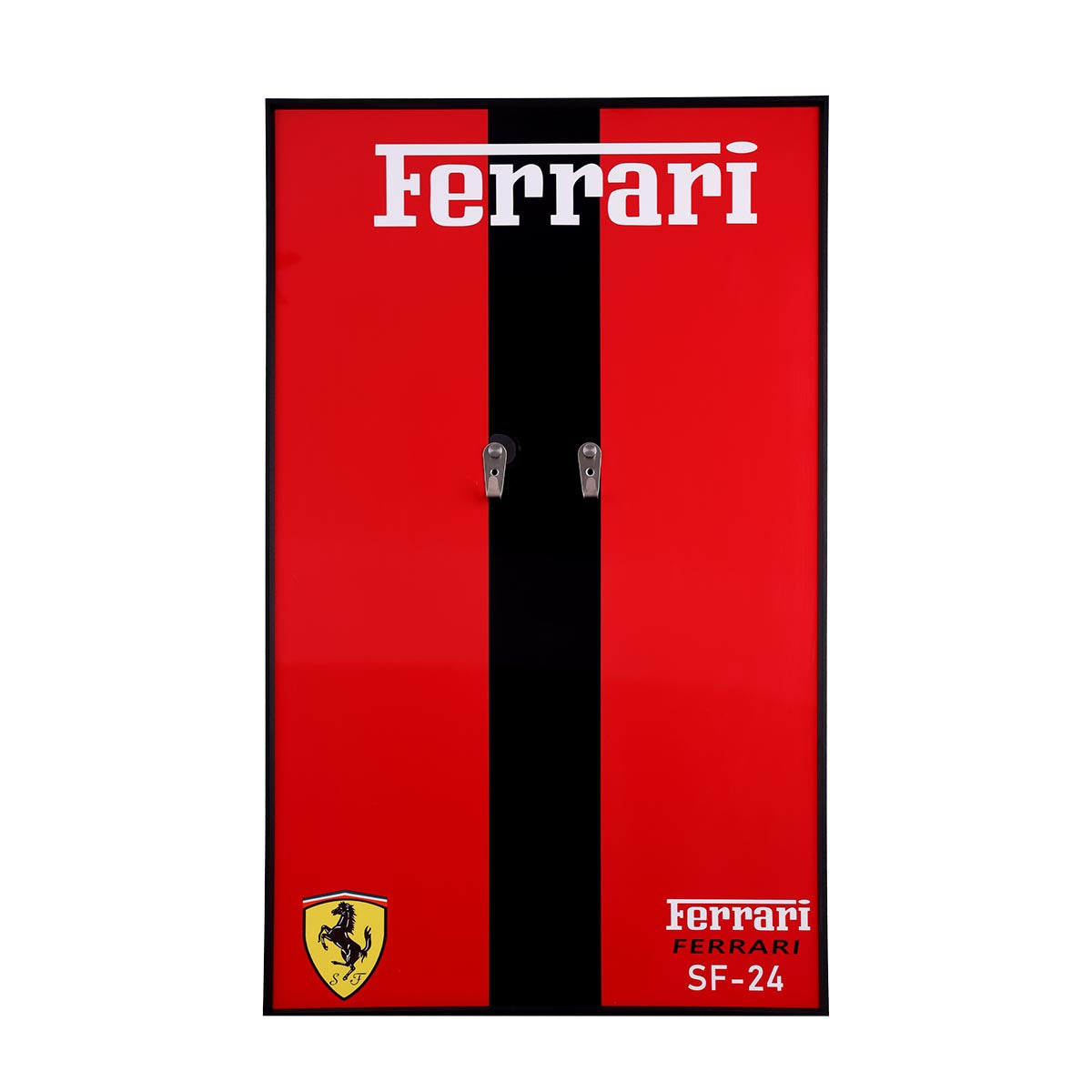Display Frame for LEGO® Ferrari SF-24 Wall Mounted – Red Racing Backdrop 42207
