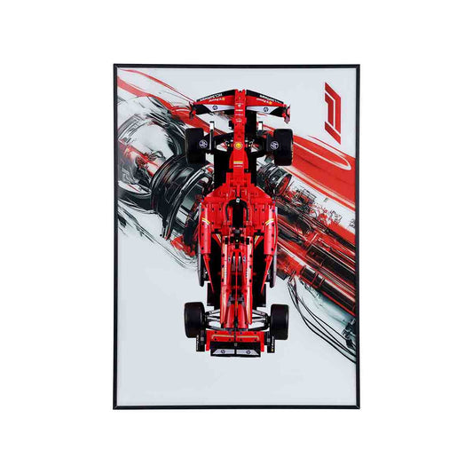 Display Frame for LEGO® Ferrari SF-24 Premium Engine Art Wall – 42207