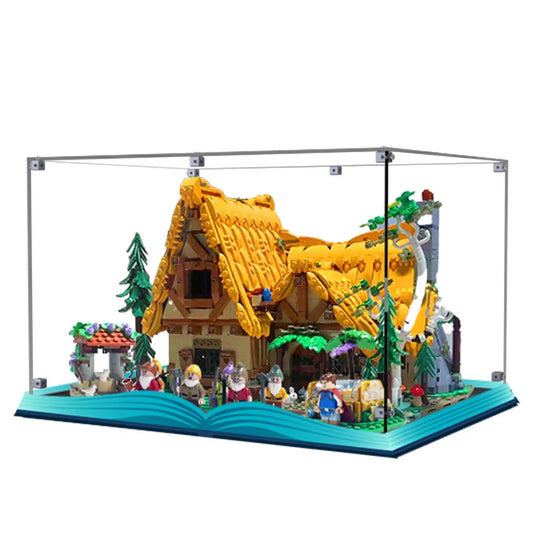 Display Case for LEGO® Snow White Cottage Clear Acrylic 43242