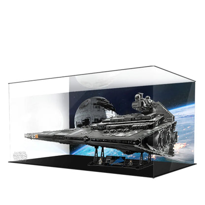 Display Case for LEGO® UCS Imperial Star Destroyer Acrylic with Background 75252