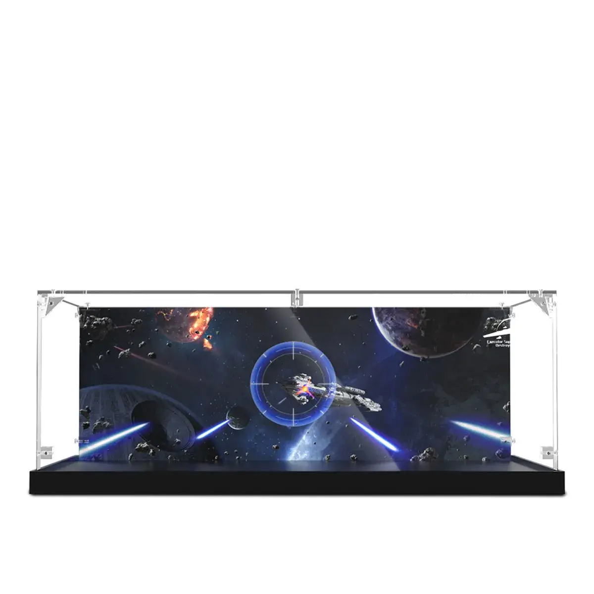 Display Case for LEGO® Star Wars™ Executor Acrylic with Background 75356