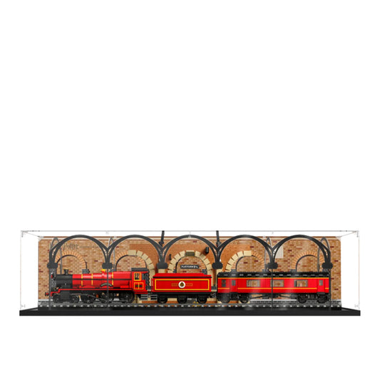 Display Case for LEGO® Hogwarts Express™ Collectors’ Edition Acrylic with Background 76405