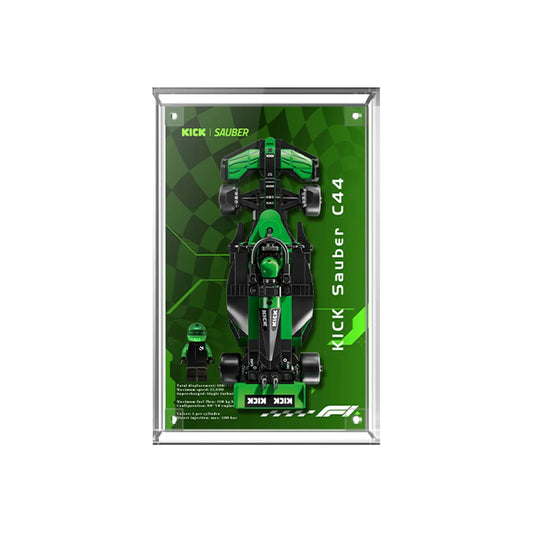 Display Case for LEGO® KICK Sauber C44 with Formula Racing Background 77247