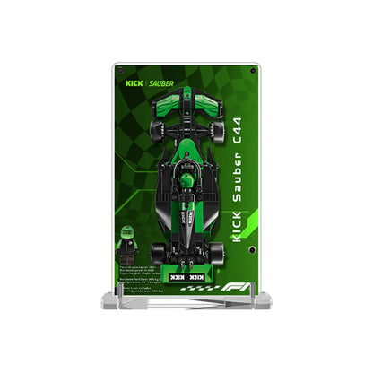 Display Frame for LEGO® Speed Champions KICK Sauber C44 Double-Sided Acrylic 77247