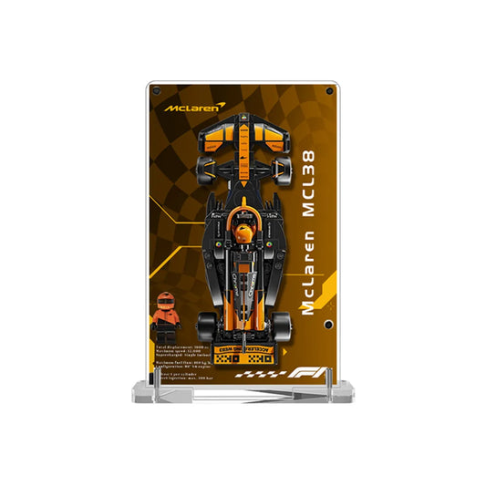 Display Frame for LEGO® Speed Champions McLaren MCL38 Double-Sided Acrylic 77251