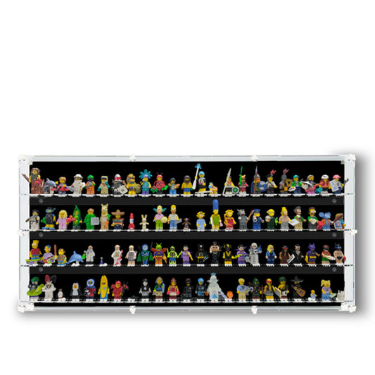 Display Case for LEGO® 92 Minifigures Wall Mounted