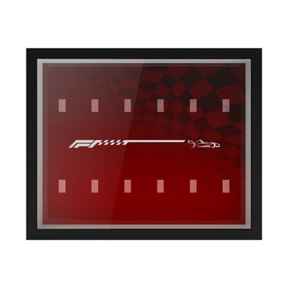 Acrylic Display Case Compatible with LEGO® Formula 1 Car Minifigures – Holds 12 Cars 71049